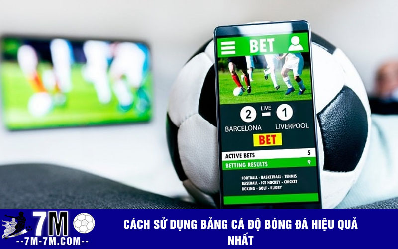 Cách sử dụng bảng cá độ bóng đá hiệu quả nhất