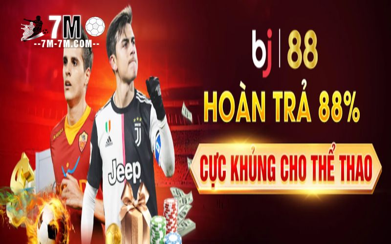 Ưu đãi hoàn trả thể thao BJ88 cực kỳ hấp dẫn