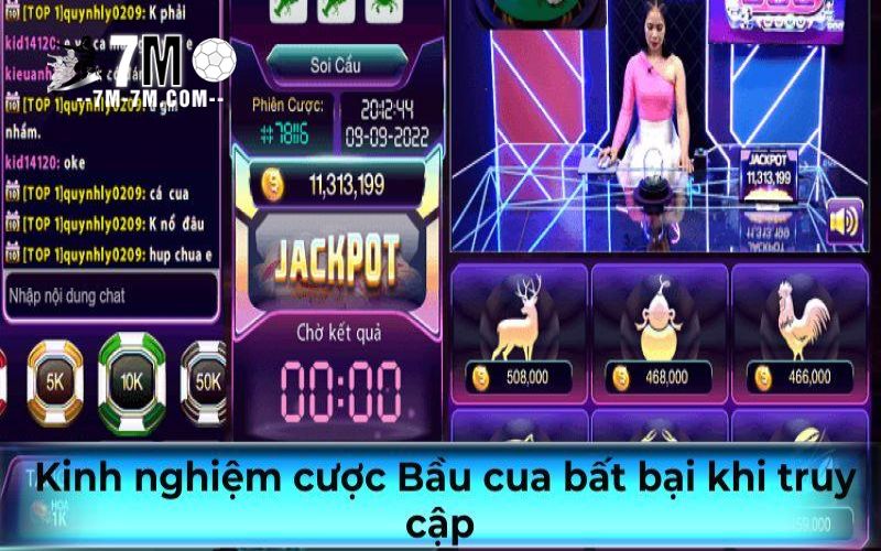 Kinh nghiệm cược Bầu cua bất bại khi truy cập